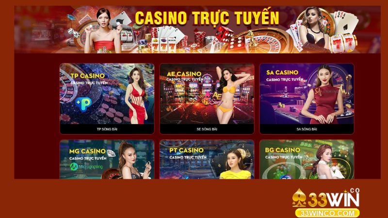 Hướng dẫn tân binh cách chơi Live Casino 33Win